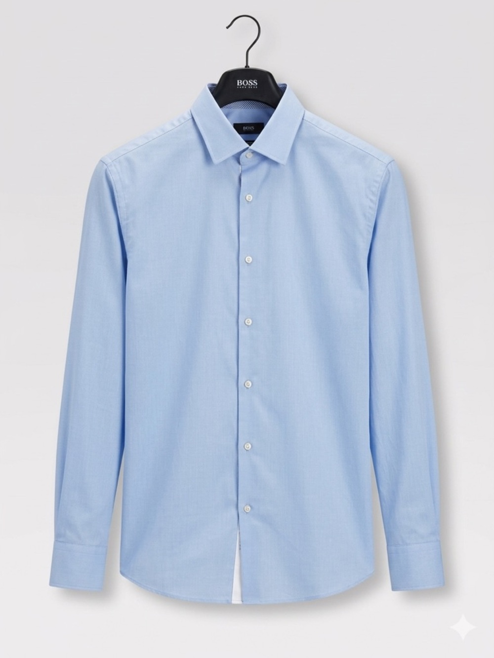 Hugo Boss Men's Light Blue Dress Shirt